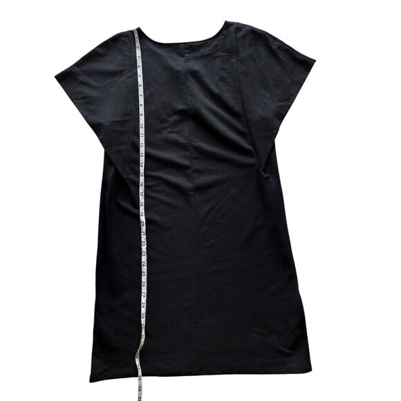 New Zara Women's Black Cotton Cap Sleeveless Pullover Mini Dress Size S - Picture 7 of 10
